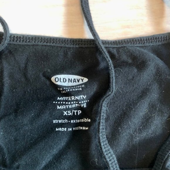 Bundle of 3 Black Maternity Tank Tops Size XS - Picture 7 of 7